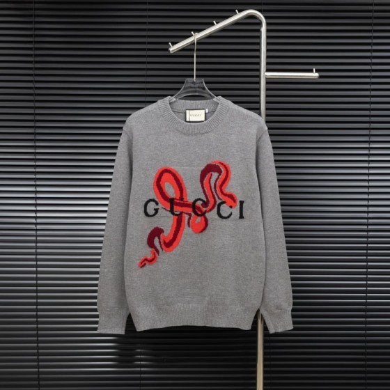 Gucci Year of the Snake Knitted Long-Sleeved Sweater